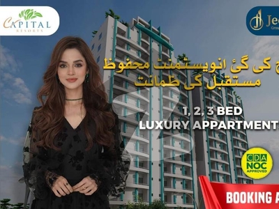 E-11 Main Margalla Road 4 Year Easy Installment Payments BOOKINGS ONLY ON 20 % 1,2,3 Bedroom Luxury Apartments Available On Easy Installment Plan E-11