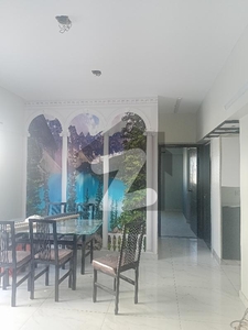 Flat For Rent With Extra land 2 bed d La Grande North Nazimabad Block F North Nazimabad Block F