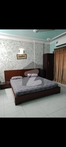 FULLY FURNISHED 3BED DD UP FOR RENT Bukhari Commercial Area