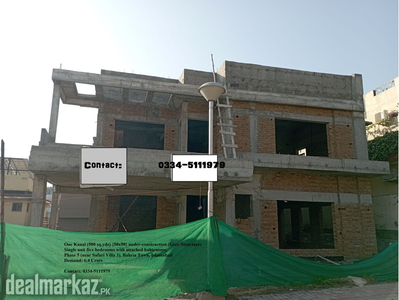 One Kanal House (grey-Structure) in Phase 5, Bahria Town, Islamabad