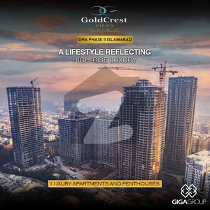 Two Bedroom Flat For Sale In Goldcrest Views 2 Tower C Near Giga Mall, World Trade Center DHA-2 Islamabad Goldcrest Views