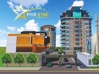 2 Bed Five Star Heights Apartments For Sale In DHA Phase 5 Block B Ext.