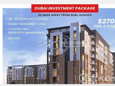 Dubai investment package, 0% AGENCY COMMISSION, FAMILY RESIDENCY VISA T