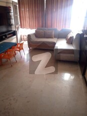 FLAT FOR SALE FURNISHED 2 BED DD FLOOR CORNER WEST OPEN CAR PARKING BOUNDARIES WALL SECURITY GUARDS Gulshan-e-Iqbal