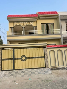 Bashir town Rafi qamar road New brand luxury carner 7 marly double story house for sale