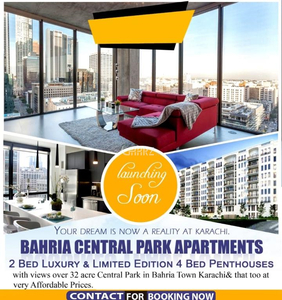1200 Square Feet Apartment for Sale in Karachi Bahria Town Precinct-19