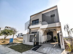 Brand New 5 Marla House For Sale Modern Design Front Elevation DHA 9 Town