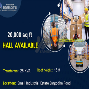 9 Kanal Factory, Warehouse , Storage On Rent At Locations