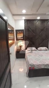3 Bad Attached Bath TV Lounge Kitchen Fully Furnished Flat For Sale Garden Town Ahmed Block