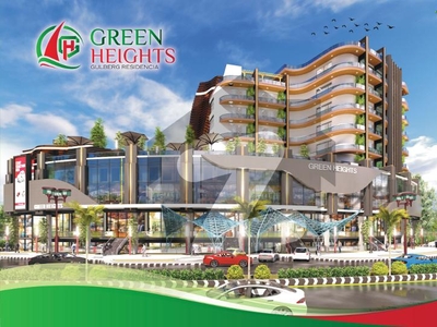 4th Floor One Bed Apartment In Green Heights Availale For Sale On 1 Year Installments Gulberg Residencia