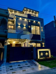 5 Marla Brand New Ultra Modern Design Triple Storey House For Sale In Tariq Garden Tariq Gardens