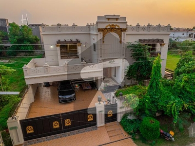 Original Picture 2-Kanal Beautiful Lawn Plus 2 Kanal Slightly Used Full Basement Victorian Design Bungalow For Sale Near Sui gas Society Lahore Sui Gas Housing Society