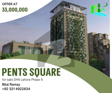 Penta Square DHA Phase 5, 1 Apartment In Block C For Sale Penta Square By DHA Lahore