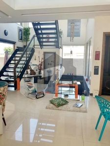 Very Beautiful One Kanal Fully Furnished House With Basement And Home Theater For Rent DHA Phase 8