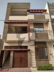 120 Sq yd Residential House Ground plus One Double story House brand New for sell 4 bed Dd American kitchen Prime location Beautiful society Punjabi Saudagar Society Phase 2
