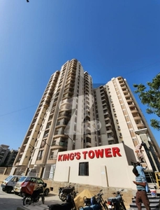 Kings Tower 3 bed drawing dining Appartment available On Rent Block 15 Jauhar Gulistan-e-Jauhar Block 15