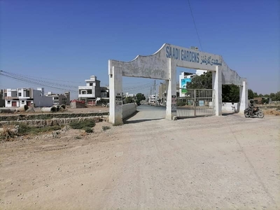 Prime Location 200 Square Yards Commercial Plot In Stunning Saadi Garden Is Available For sale