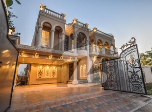 One Kanal Corner Italian Artistry Near Huge Park Most Luxury Royal Bungalow For Sale In DHA DHA Phase 7