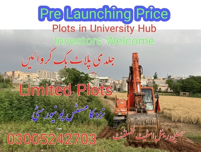 5, 7, 10 Marla plots for Sale Pre Launching price