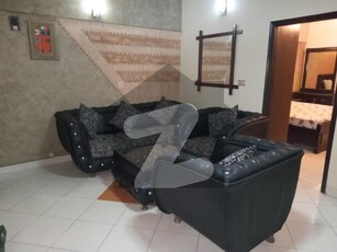 Fully Furnished Apartment 2 Bedrooms Drawing Dining Kitchen Bukhari Commercial Area